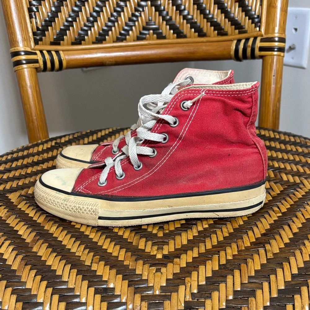 Vintage Converse All Star High Top Made in USA Sneakers 2.5Y